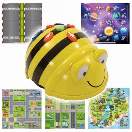 Детальное изображение Комплект тематических полей для алгоритмики Bee-Bot