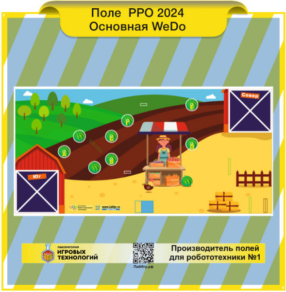 Детальное изображение Поле для робота РРО 2024  Основная WeDo  