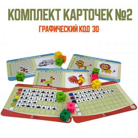 Детальное изображение Комплект на класс Графический код 3D