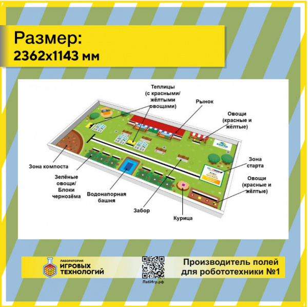 Детальное изображение Поле для робота РРО2024 Основная младшая категория